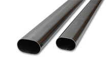 Cargar imagen en el visor de la galería, Vibrant 3in Oval (Nominal Size) T304 SS Straight Tubing (16 ga) - 5 foot length