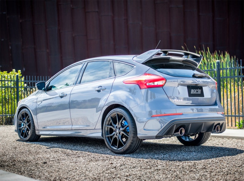 Borla ATAK Catback Exhaust Round Angle-Cut Tips — Fits 2016-2018 Ford Focus RS