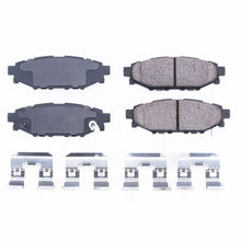 Cargar imagen en el visor de la galería, Power Stop 13-16 Subaru BRZ Rear Z17 Evolution Ceramic Brake Pads w/Hardware