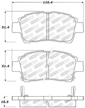 Cargar imagen en el visor de la galería, StopTech Performance 00-05 Spyder MR2 / 00 Celica GT / 04-07 xA/xB Front Brake Pads