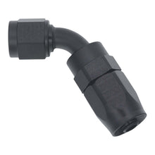 Cargar imagen en el visor de la galería, DeatschWerks 6 AN Female Flare Swivel 60-Degree Hose End CPE - Anodized Matte Black