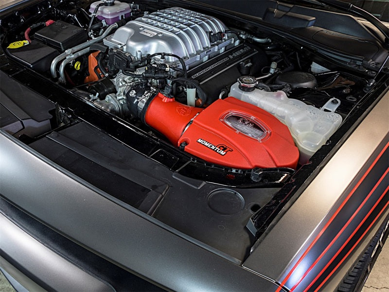 aFe Momentum GT Limited Edition Cold Air Intake (Red) — Fits 15-16 Dodge Challenger/Charger SRT Hellcat