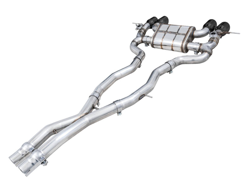 AWE SwitchPath Catback Exhaust for BMW G8X M3/M4 - Diamond Black Tips