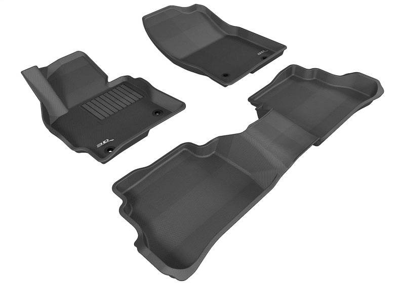 3D MAXpider Kagu All-Weather Floor Mats - Black — Fits 2013-2016 Mazda CX-5