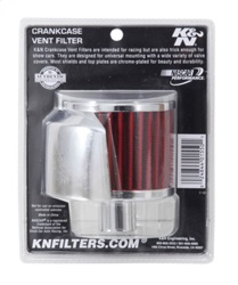 K&N 1" Flange ID x 3" OD x 2.5" Height Vent Filter — Universal