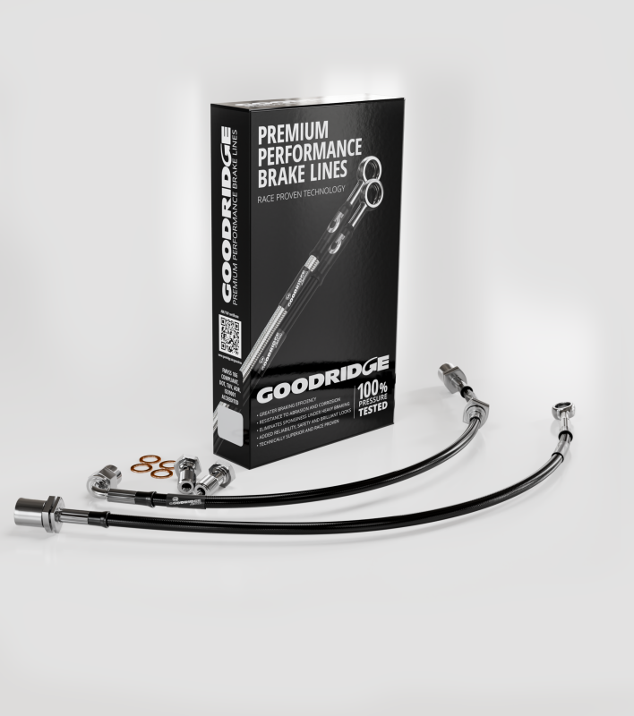 Goodridge 08-15 Audi S5 Stainless Steel Front Brake Lines