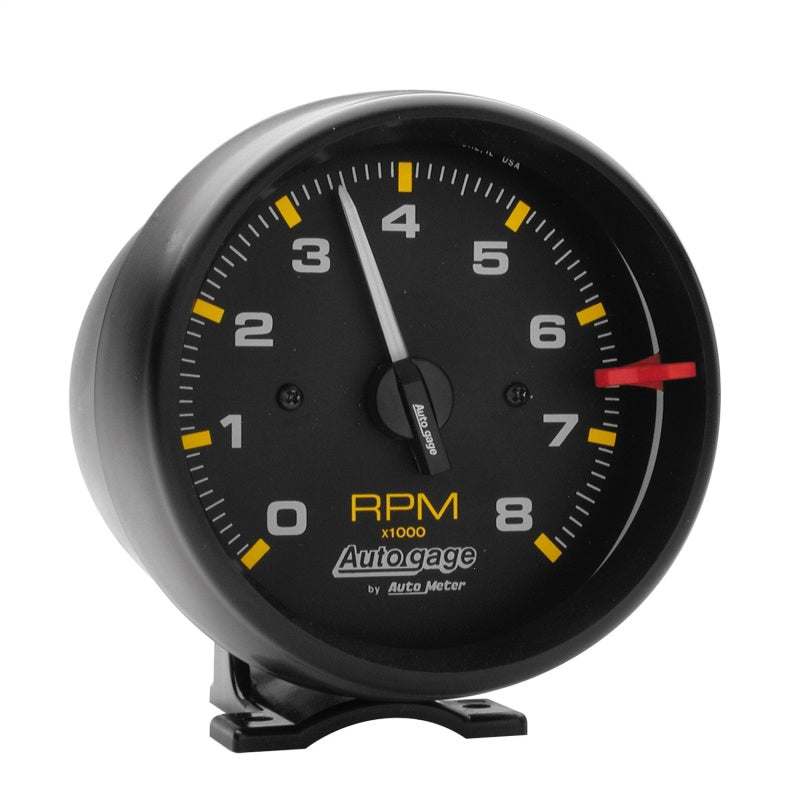 Autometer Autogage Black 8,000 RPM Pedestal Mount Tachometer