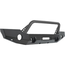 Cargar imagen en el visor de la galería, Westin 18-19 Jeep Wrangler JL WJ2 Full Width Front Bumper w/Bull Bar Textured Black