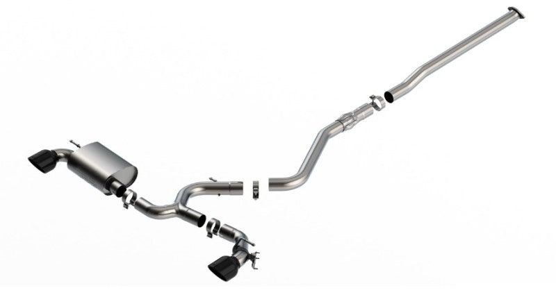 Borla 22-23 Hyundai Kona N 2.0L 4 CIL. Turbo AT/MT ATAK Escape Catback Cromado negro