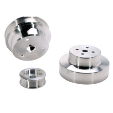 Cargar imagen en el visor de la galería, BBK 88-95 GM Truck 4.3 5.0 5.7 Underdrive Pulley Kit - Lightweight CNC Billet Aluminum (3pc)