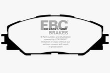 Cargar imagen en el visor de la galería, EBC 06-08 Toyota RAV 4 2.4 (3rd Row Seats) Greenstuff Front Brake Pads