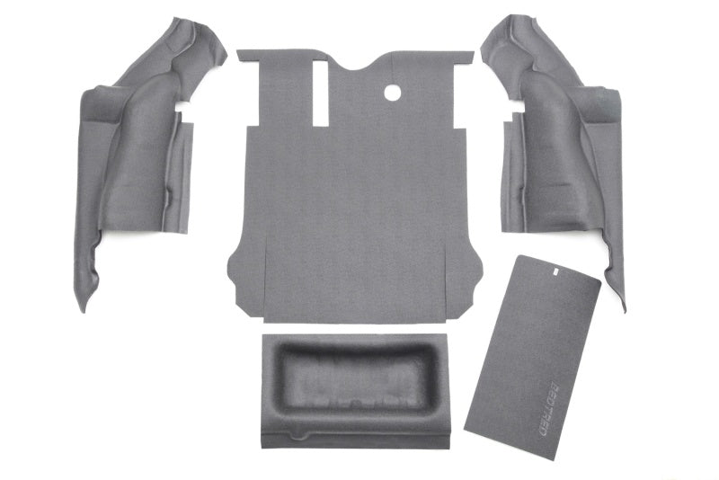 Kit de carga BedRug 11-16 para Jeep JK Unlimited 4Dr Rear BedTred de 5 piezas (incluye portón trasero y revestimiento de caja)