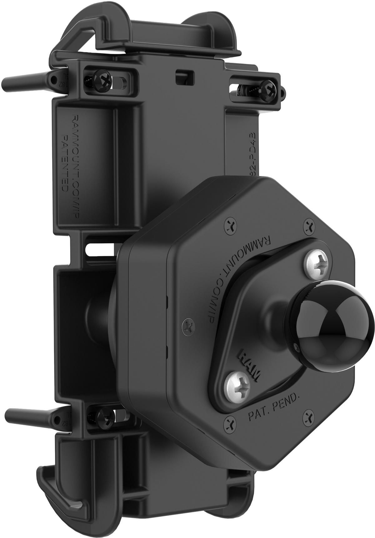 RAM Quick-Grip XL Phone Holder with Vibe-Safe Adapter & Ball (RAM-HOL-PD4-462B)