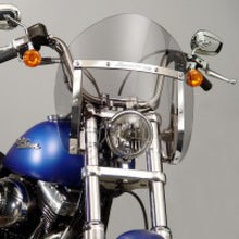 Load image into Gallery viewer, National Cycle 06-23 Harley Davidson FX Glide/Softail 49 mm. Switchblade Windshield Shorty -Tinted