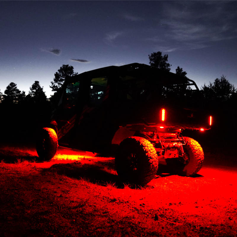 KC HiLiTES Cyclone V2 LED Replacement Lens - Red - Single