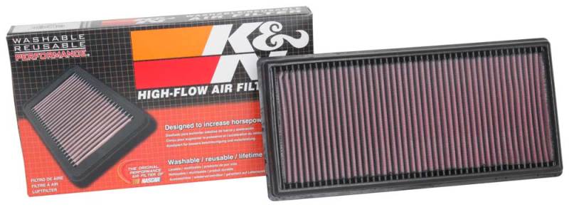 K&N 33-5093 Replacement Air Filter — Fits 2016-2024 Land Rover Models