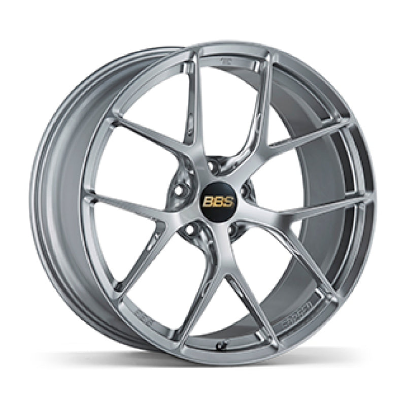 BBS FI-R 19x10.5 5x120 ET35 CB72.5 Diamond Silver Wheel -82mm PFS/Clip Req