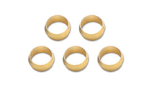 Cargar imagen en el visor de la galería, Vibrant Brass Olive Inserts 5/16in - Pack of 5