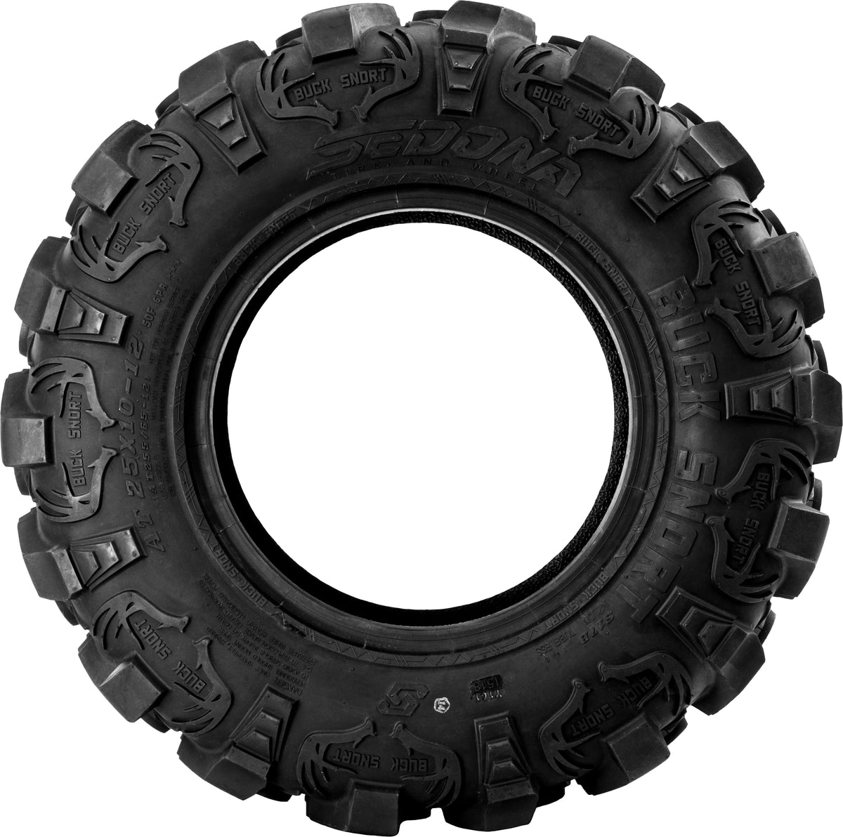 Sedona Tire Buck Snort 25X10-12 Bias 6PR LR420LBS (SNRT251012)