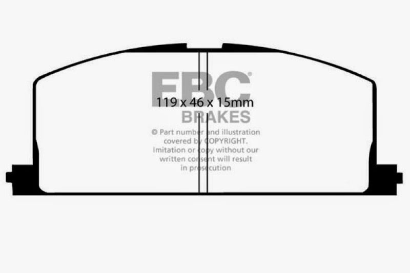 EBC 85-88 Chevrolet Nova 1.6 Greenstuff Front Brake Pads