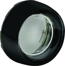 Cargar imagen en el visor de la galería, Kuryakyn Deep Dish Bezel For Bullet Turn Signals Smoke Lens Gloss Black