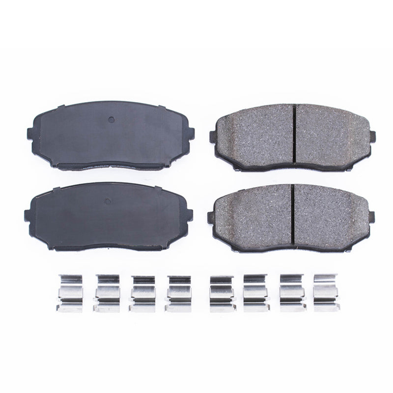 Power Stop 2021 Mazda CX-5 Front Z17 Evo Ceramic Brake Pads w/Hardware