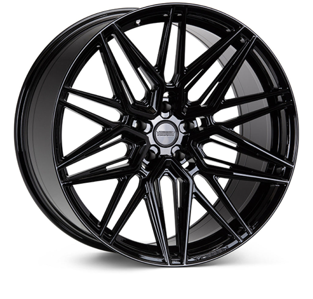 Vossen HF-5 22X10.5 / 5X114.3 / ET32 / Deep Face / 73.1 - Gloss Black Wheel