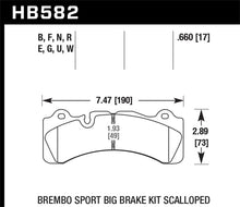 Cargar imagen en el visor de la galería, Pastillas de freno de competición Hawk Brembo Scalped DTC-60