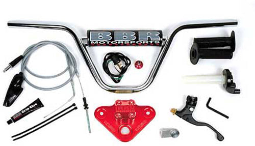 BBR H-BAR/Triple Clamp KIT RED (510-HXR-5041)