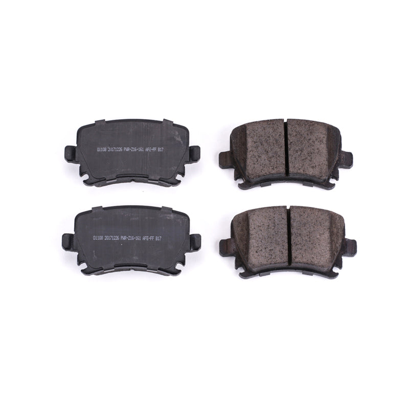 Power Stop 06-09 Audi A3 Rear Z16 Evolution Ceramic Brake Pads