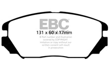 Cargar imagen en el visor de la galería, EBC 08-09 Hyundai Azera 3.3 Greenstuff Front Brake Pads