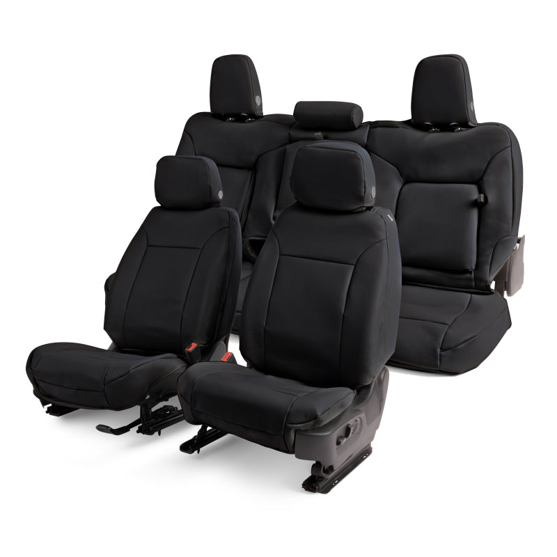 Covercraft 24-25 Ford F250-F550 Leatherette PrecisionFit Custom Front Row Seat Covers - Black