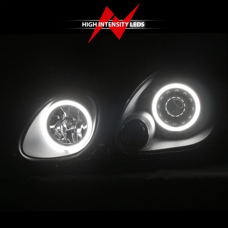 Faros delanteros con proyector ANZO 1998-2005 Lexus Gs300 con Halo negro