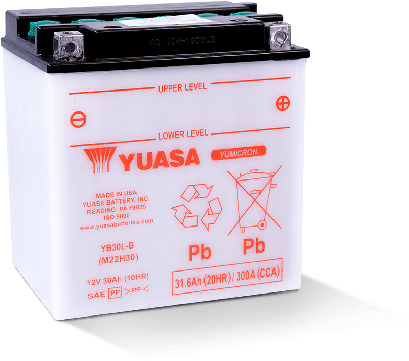 Batería Yuasa YB30L-B Yumicron CX de 12 voltios