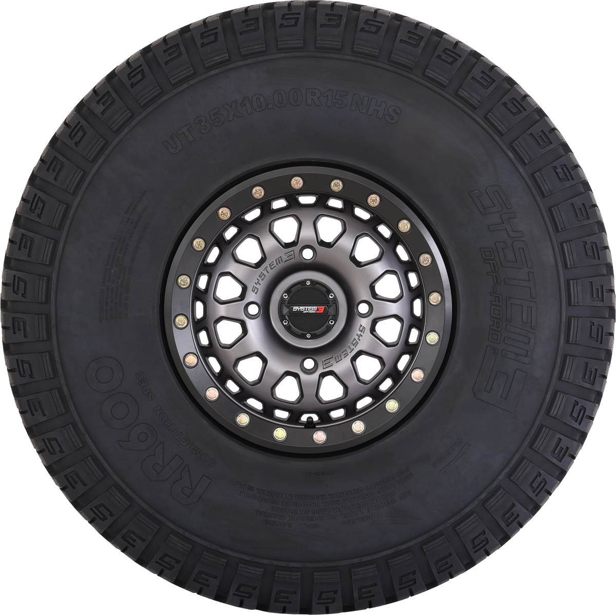System 3 Tire RR600 33X10R-15 (S3-1766)