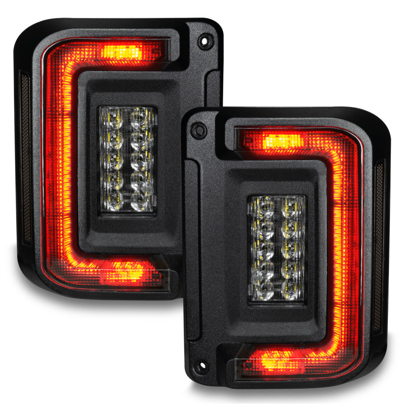 Luces traseras LED empotradas para Jeep Wrangler JK Oracle 07-17 - Tintadas VER GARANTÍA