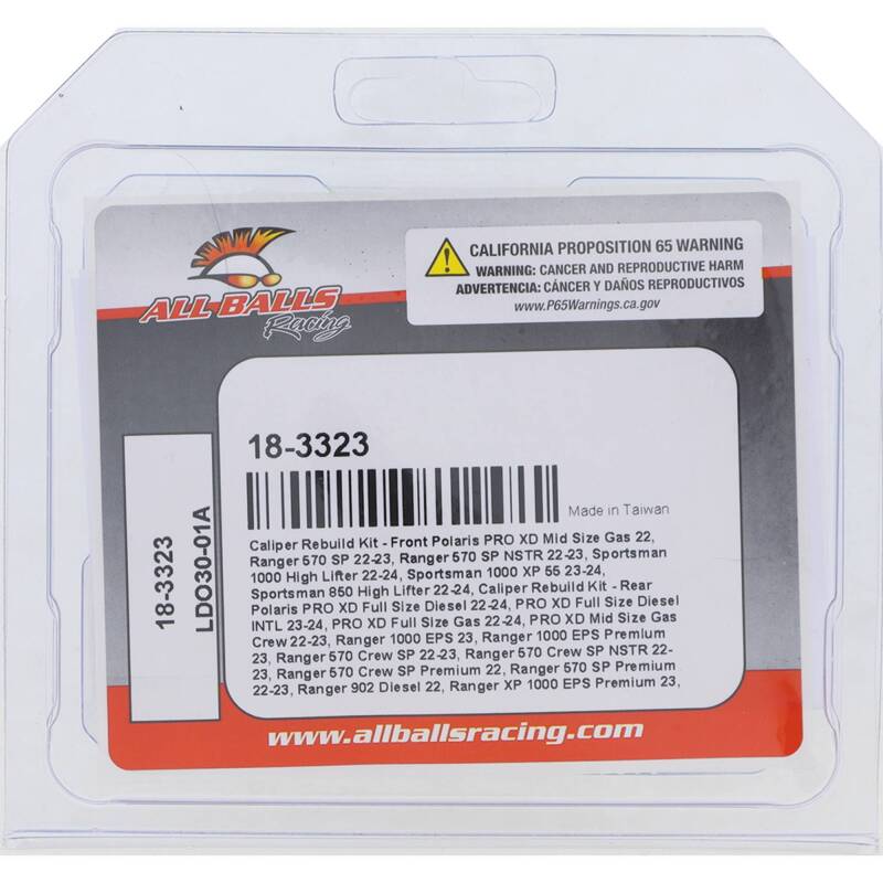 All Balls Racing Caliper Rebuild Kit