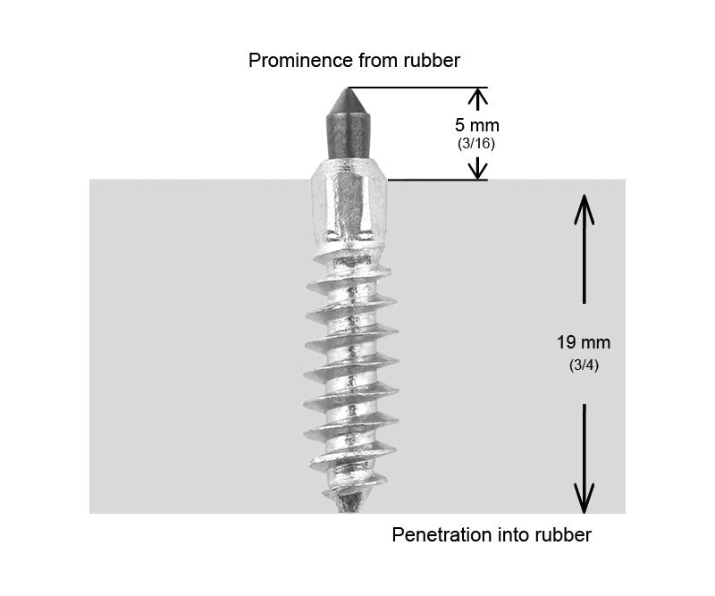 Igrip 24MM Standard Screw Studs QTY 100 (ST-24100R)