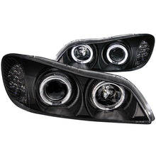 Cargar imagen en el visor de la galería, Faros delanteros con proyector ANZO 2000-2004 Infiniti I30 con Halo negro