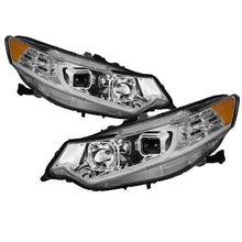 Cargar imagen en el visor de la galería, xTune 09-14 Acura TSX Projector Headlights - Light Bar DRL - Chrome (PRO-JH-ATSX09-LB-C)