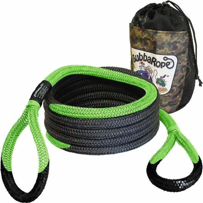 Bubba Ropes 5/8" X20' Sidewinder UTV Recovery Rope Green Eyes (176653GR)