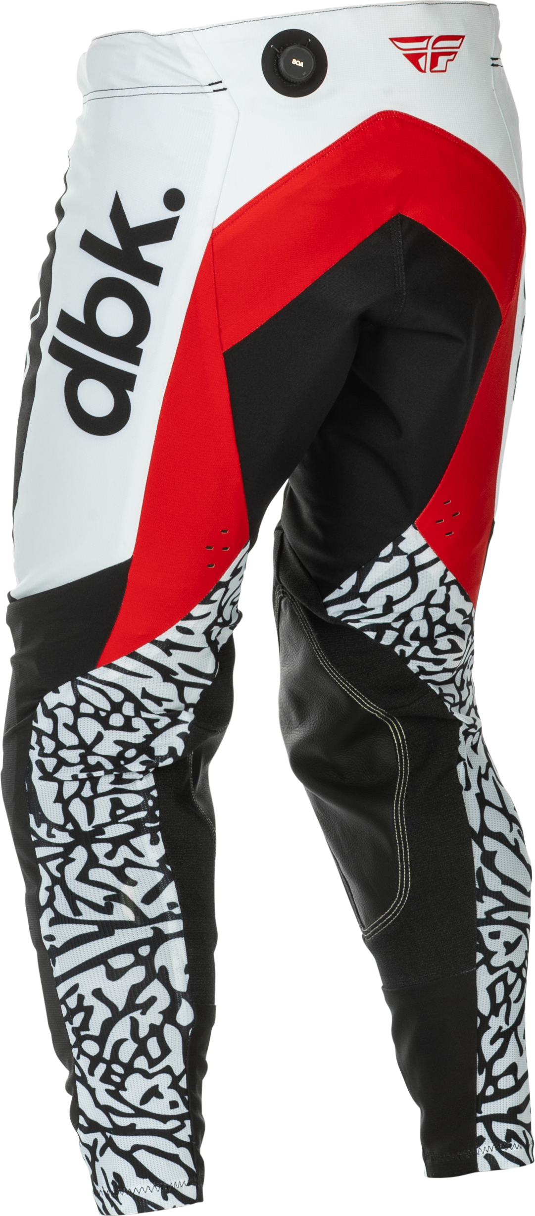 Fly Racing Evolution DST DBK Pants Black/White/RED SZ 30 (379-13330)