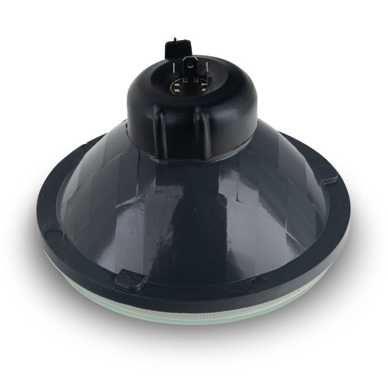 Oracle 7 IN. Sealed Beam Glass Lens Headlight – Non-Halo (Compatible with H4 LED Bulbs)