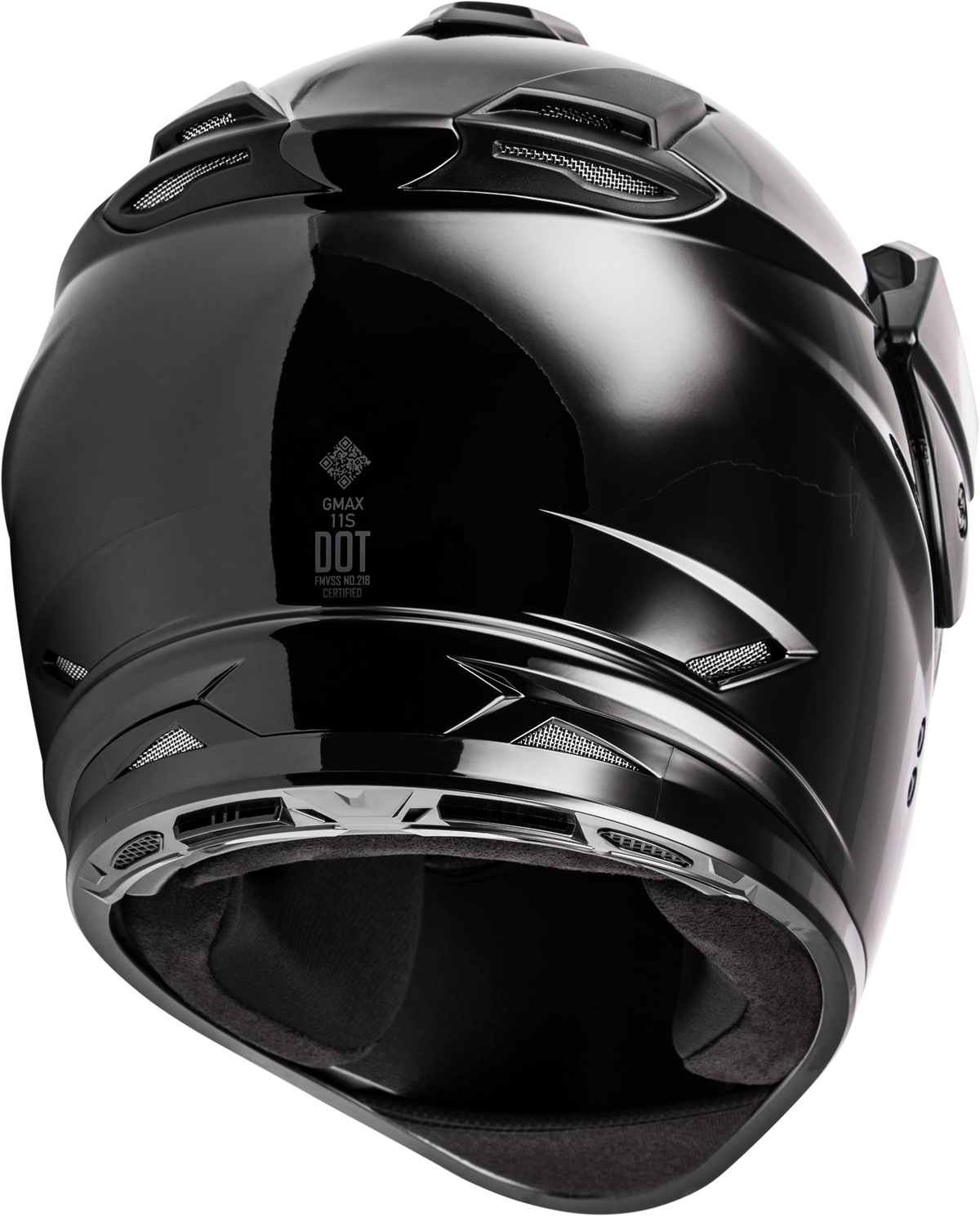 GMAX GM-11S Snow Helmet w/ Electric Shield Black MD (A41100025)