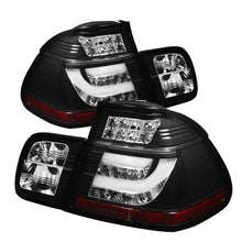 Cargar imagen en el visor de la galería, Spyder BMW E46 3-Series 02-05 4Dr Light Bar Style LED Tail Lights Black ALT-YD-BE4602-4D-LBLED-BK