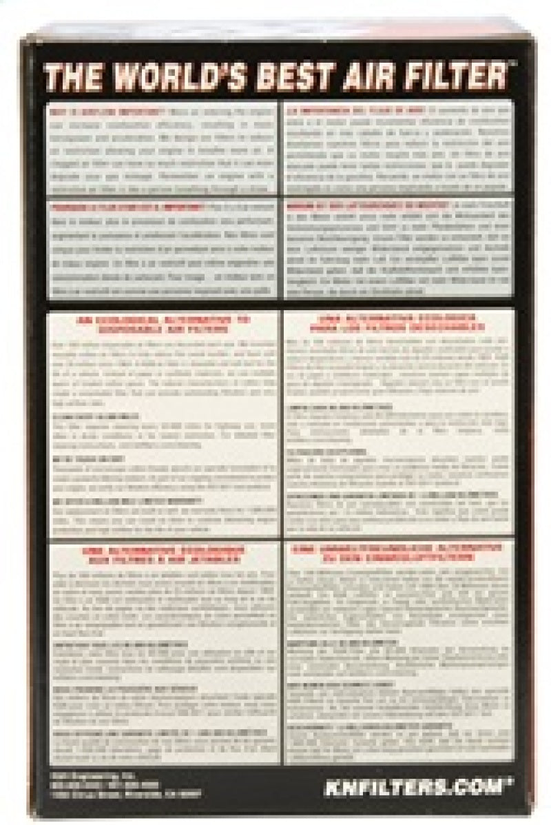 K&N Replacement Air Filter — Fits 2004-2009 Yamaha YXR450/660 Rhino