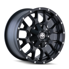 Load image into Gallery viewer, Mayhem 8015 Warrior 18x9 / 6x135 BP / 18mm Offset / 106mm Hub Matte Black Wheel