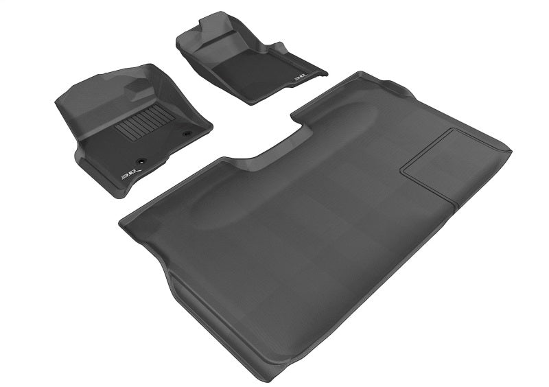 3D MAXpider 10-14 Ford F-150 Super Crew Kagu Black Full Set