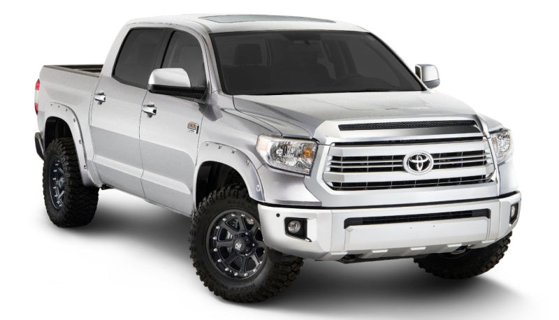 Guardabarros estilo OE Fleetside para Toyota Tundra Bushwacker 19-21, 4 piezas, caja de 66,7/78,7/97,6 pulgadas, color blanco intenso