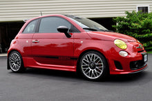 Load image into Gallery viewer, Rally Armor 12-18 Fiat 500 (Pop/Sport/Lounge/Abarth) Black UR Mud Flap w/ Red Logo